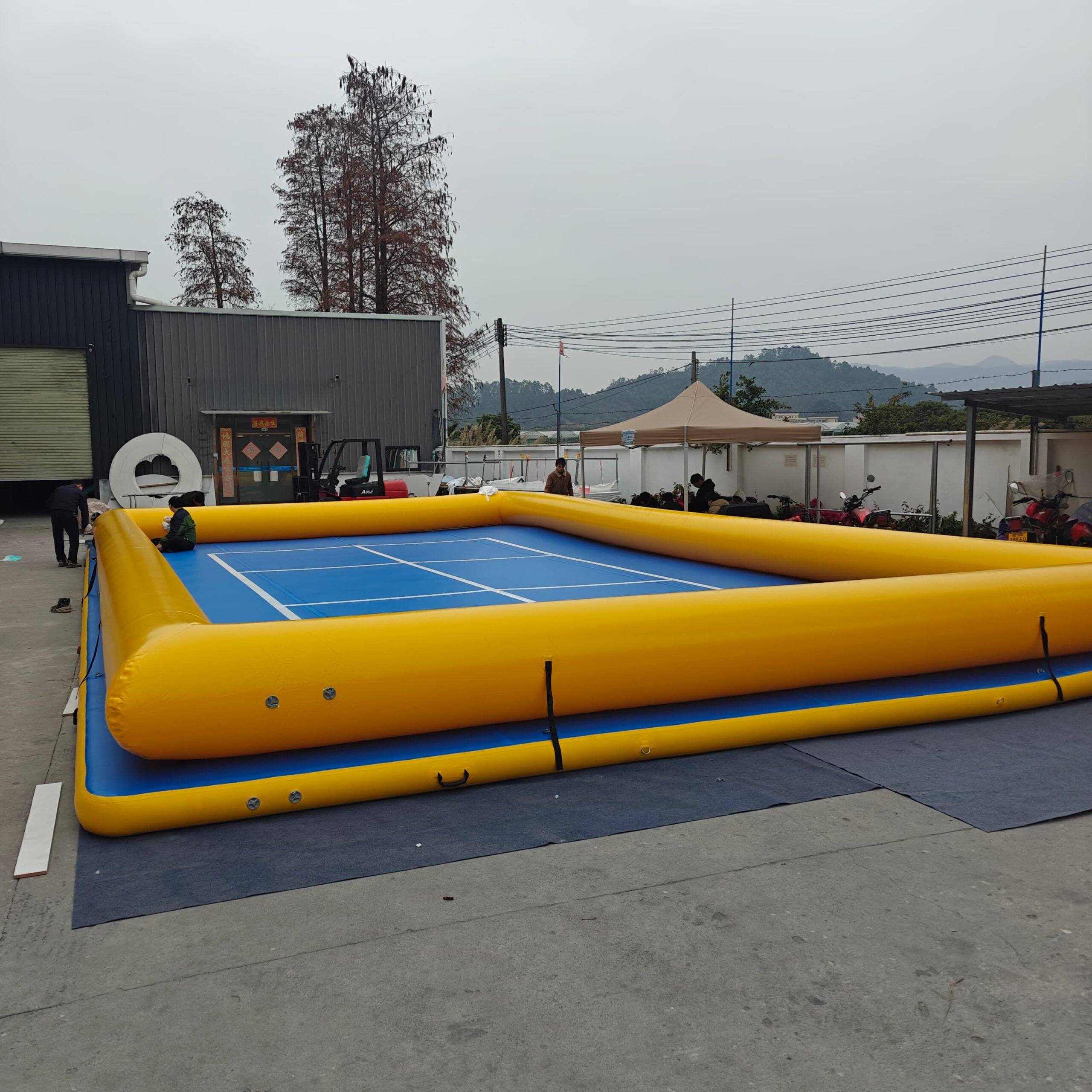 inflatable court